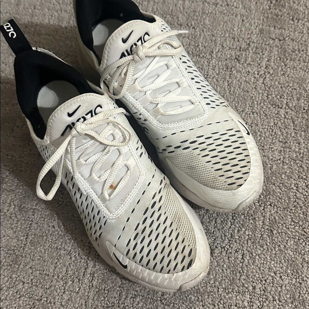 Nike White and Black Athletic Shoes